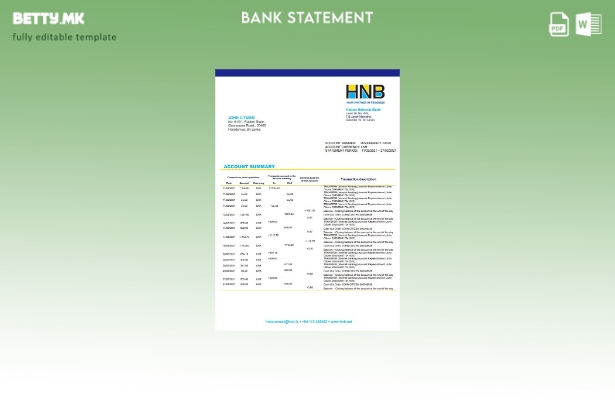 модерен стил на Шри Ланка Хатон Шаблон за збор за извод од национална банка